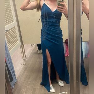 Size XS with tags teal prom dress